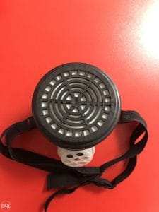 Respirator polumaska filter P2 i predfilter = FFP2